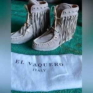 El Vaquero Roseland Boot SZ 39 GREY SOLD OUT